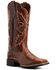 Ariat Women's Breakout Rustic Western Boots - Wide Square Toe, Brown, hi-res
