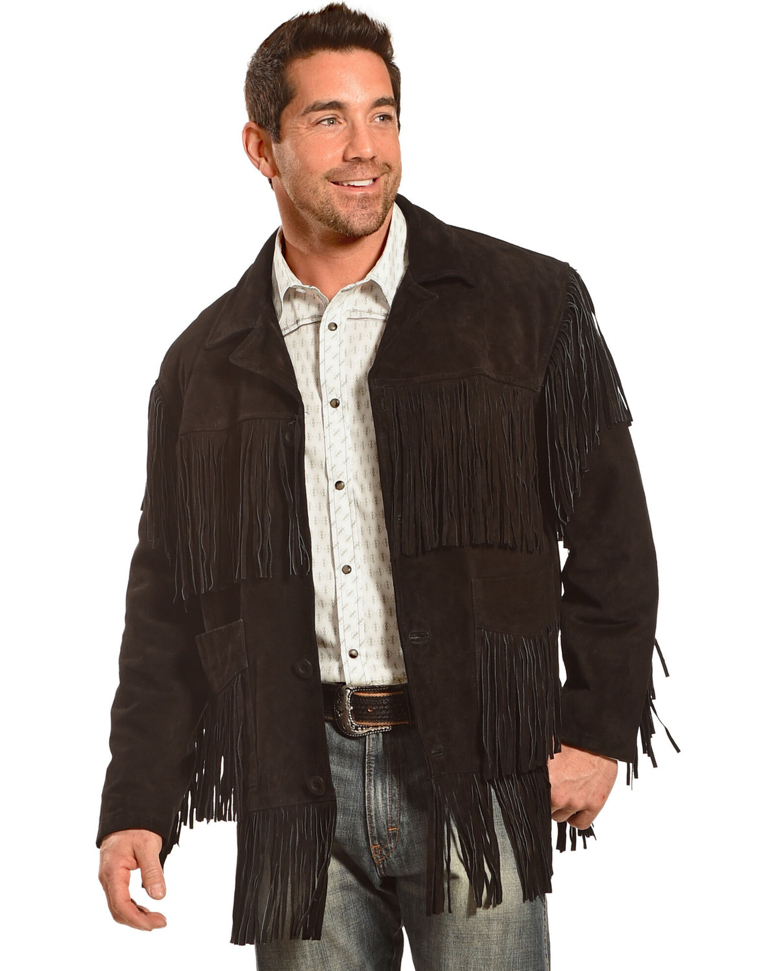 Liberty Wear Men s Suede Fringe Western Jacket Country Outfitter