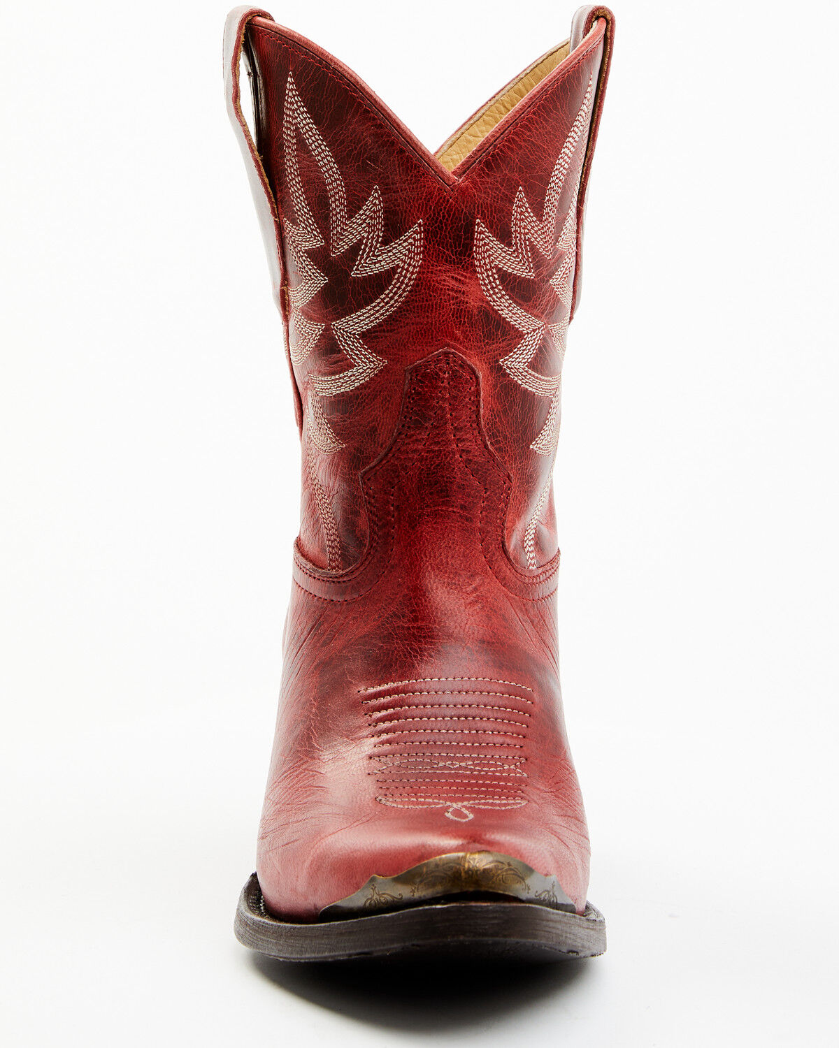 Image #4 - Idyllwind Women's Wheels Western Booties - Round Toe, Red, hi-res
