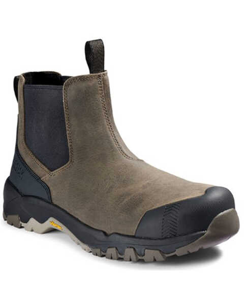Kodiak Men's Quest Bound Chelsea Work Boots - Composite Toe, Medium Brown, hi-res