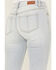 Image #4 - Shyanne Women's Agave Light Wash Mid Rise Destructed Stretch Flare Jeans, Light Wash, hi-res