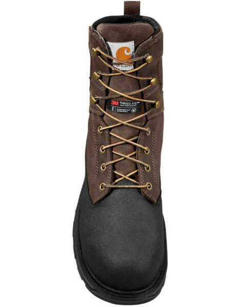 Image #4 - Carhartt Men's Ironwood 8" Work Boot - Alloy Toe, Dark Brown, hi-res