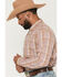 Image #2 - Cody James Men's Bodie Plaid Print Long Sleeve Button-Down Stretch Western Shirt, Tan, hi-res