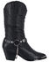 Image #2 - Dingo Women's Supple Pigskin Western Boots - Round Toe, Black, hi-res