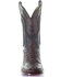 Image #5 - Corral Men's Ostrich overlay Western Boots - Square Toe, Brown, hi-res