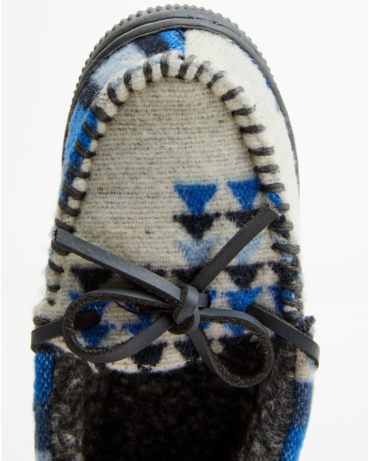 Image #6 - Twister Toddler Boys' Southwestern Print Moccasins, Blue, hi-res