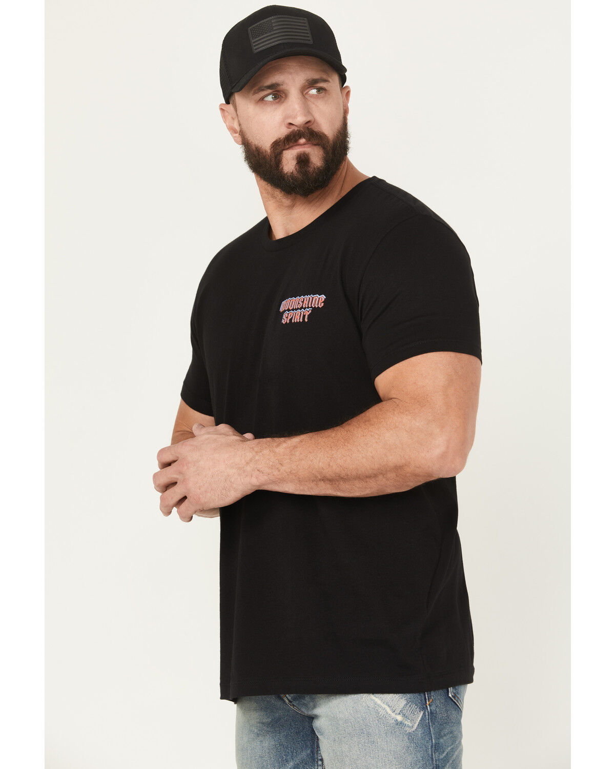 Image #3 - Moonshine Spirit Men's Snake Pit Whiskey Short Sleeve Graphic T-Shirt, Black, hi-res