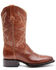 Idyllwind Women's Canyon Cross Performance Western Boots - Wide Square Toe, Cognac, hi-res