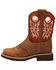 Image #2 - Ariat Girls' Fatbaby Western Boots - Round Toe , Brown, hi-res