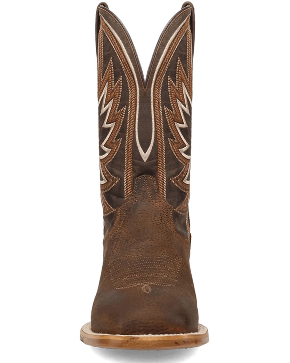 Image #4 - Dan Post Men's Boars Run Western Boots - Broad Square Toe, Rust Copper, hi-res