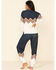 PJ Salvage Women's Chevron Pattern Pants, Multi, hi-res