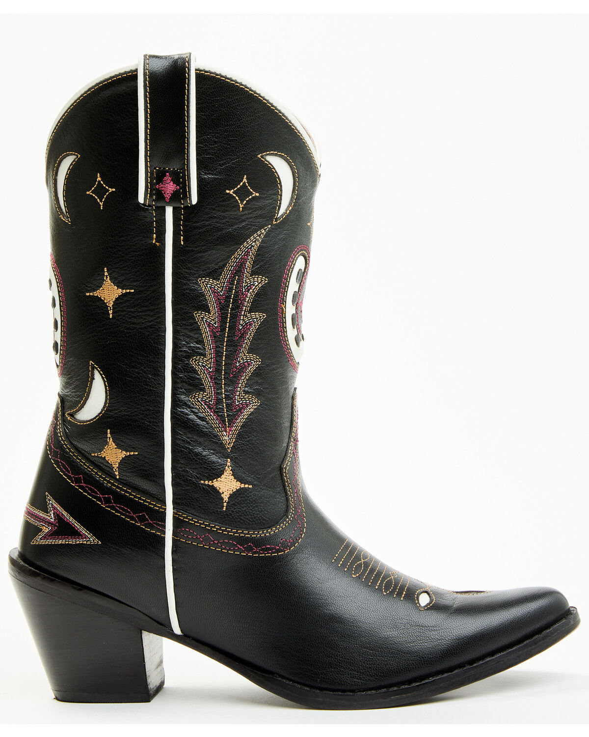 Image #2 - Idyllwind Women's Get Lucky Western Boots - Round Toe, Black, hi-res