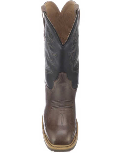 Image #6 - Lucchese Men's Welted Waterproof Western Work Boots - Steel Toe, , hi-res