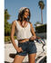 Image #1 - Idyllwind Women's Amelia Chain Fringe Bandana Necklace, Red, hi-res