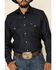 Wrangler Men's Advanced Comfort Stretch Denim Long Sleeve Work Shirt , Denim, hi-res