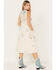 Image #4 - Johnny Was Women's Zanzibar Tiered Embroidered Midi Dress, Ivory, hi-res