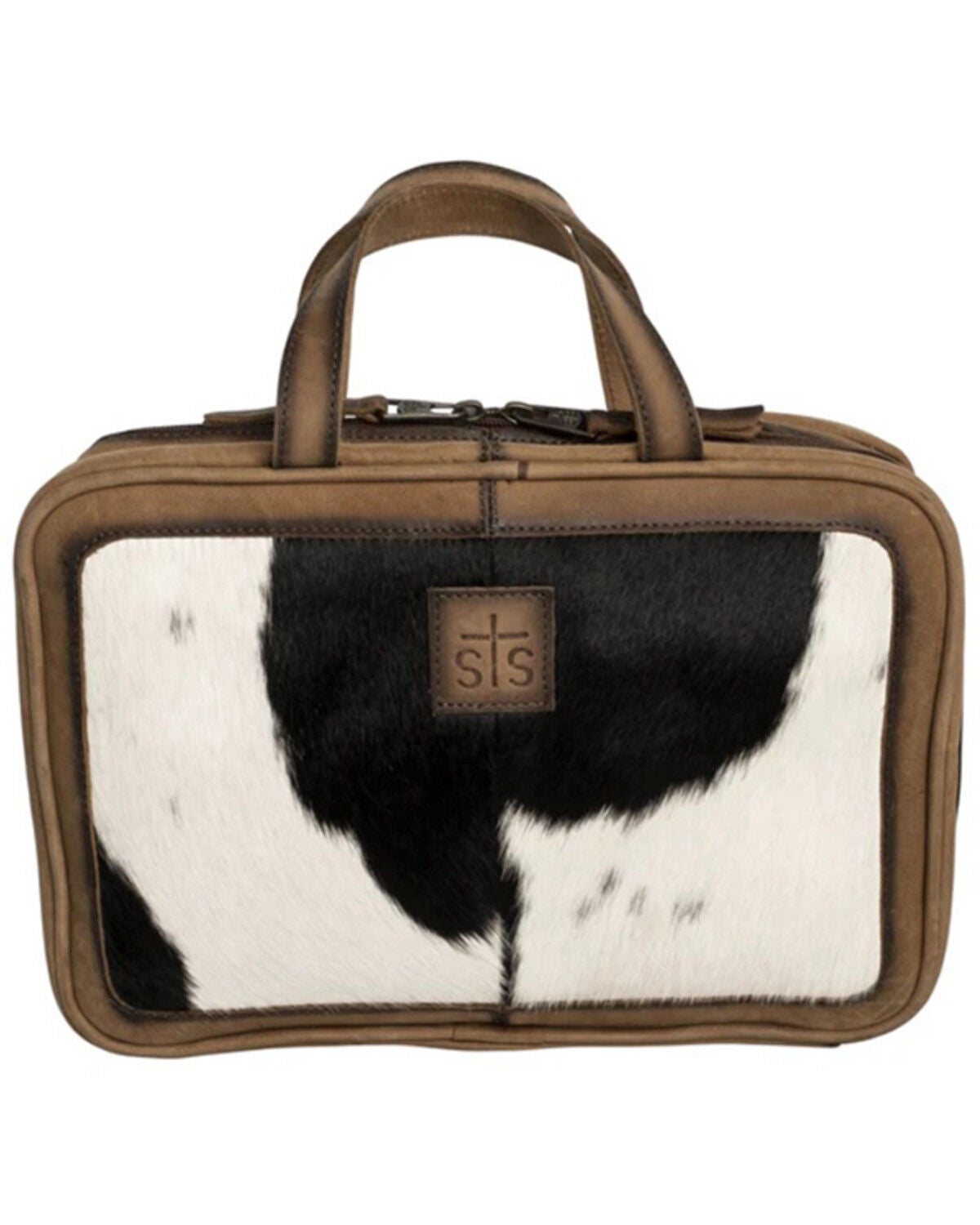 Image #1 - STS Ranchwear by Carroll Cowhide Toiletry Bag, Multi, hi-res
