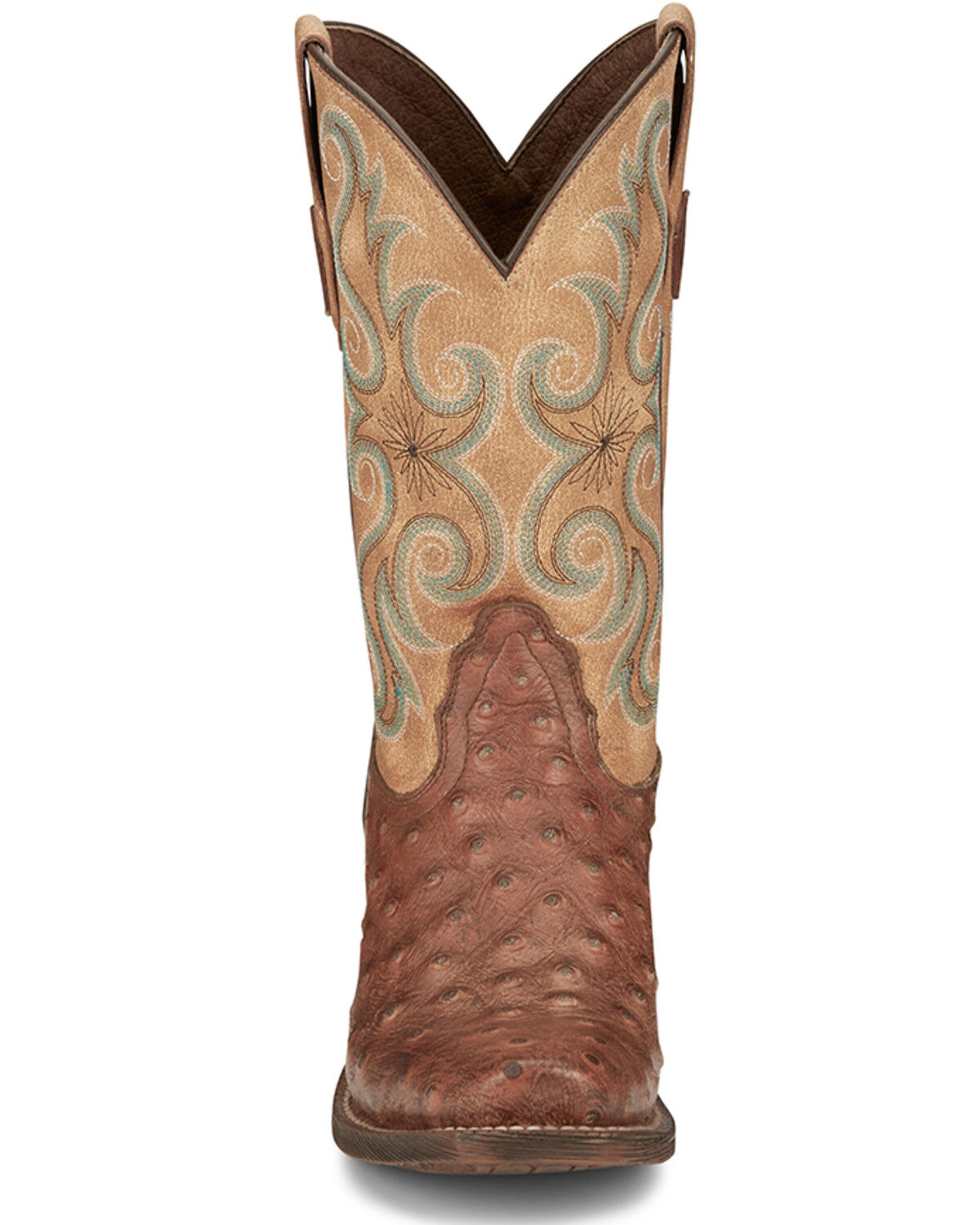 Image #4 - Nocona Women's Hierra Ostrich Print Western Boots - Square Toe, , hi-res