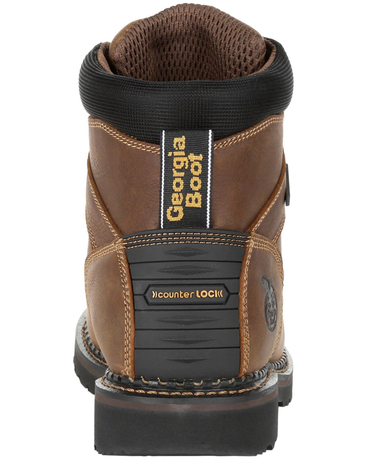 Image #4 - Georgia Boot Men's Giant Revamp Met Guard Waterproof Work Boots - Steel Toe, Brown, hi-res