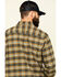Image #5 - Ariat Men's Olive Rebar Flannel Durastretch Plaid Long Sleeve Work Shirt , Olive, hi-res