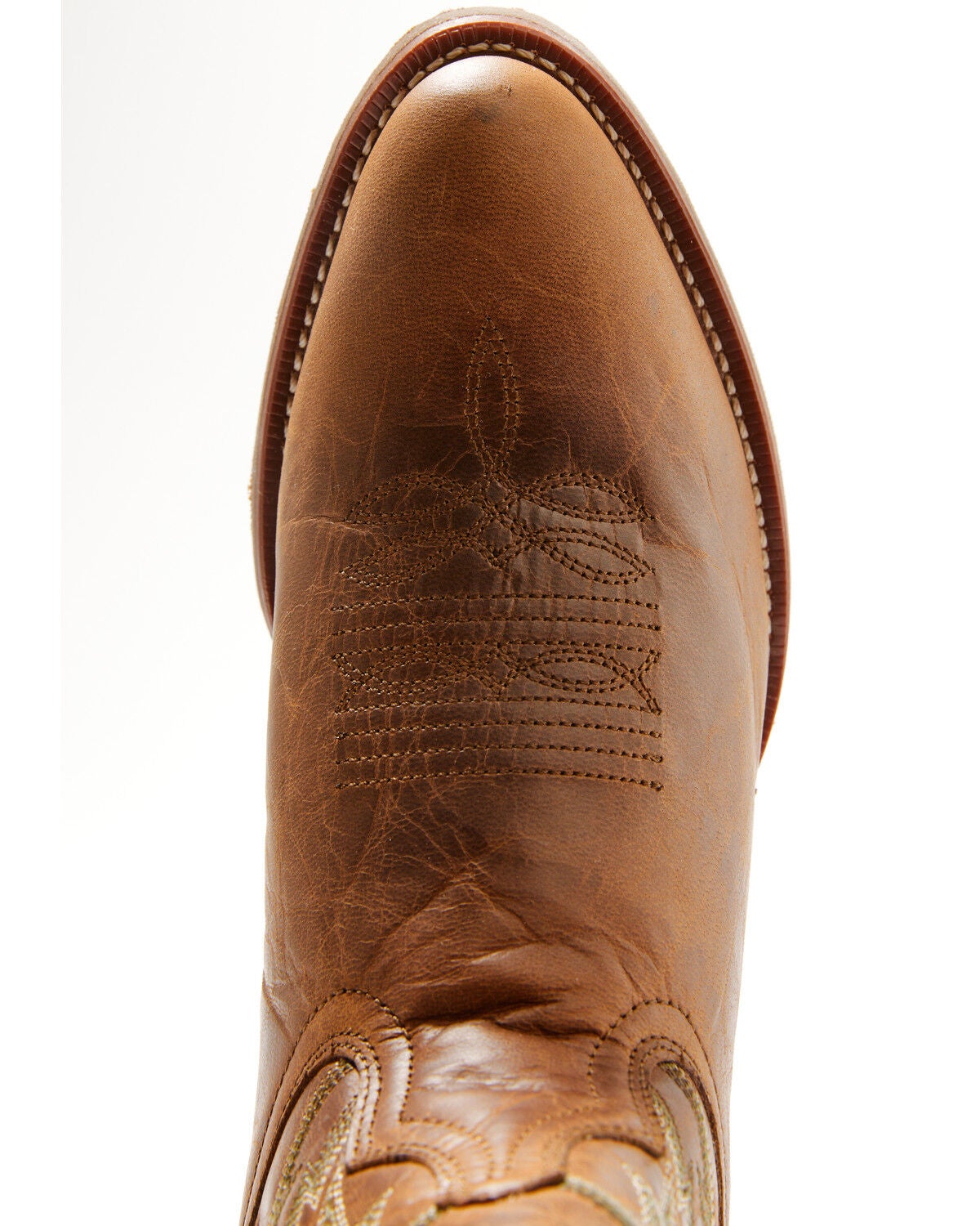 Image #6 - Laredo Men's Novak Performance Western Boots - Round Toe, Tan, hi-res
