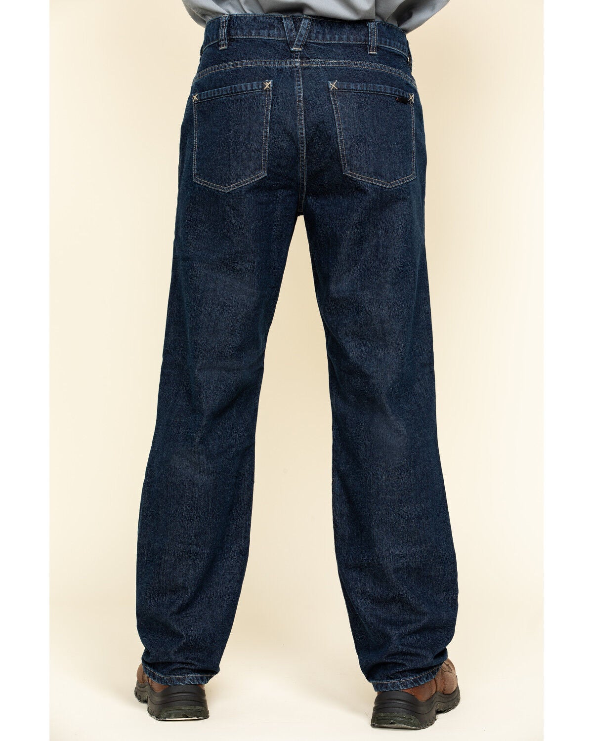 Hawx Men's FR Denim Straight Work Jeans, Indigo, hi-res