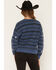 Image #4 - Saltwater Luxe Women's Floral Embroidered Striped Print Sweater, Blue, hi-res
