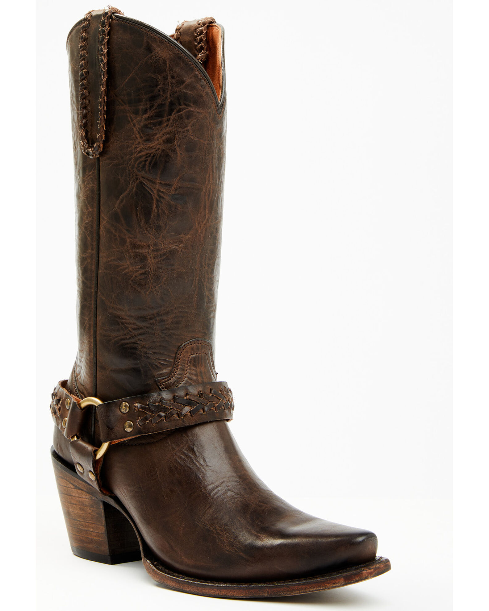 Womens cowboy boots snip toe sale