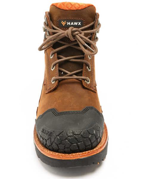 Hawx Men's Legion Work Boots - Round Toe, Brown, hi-res