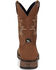 Image #5 - Tony Lama Men's Boom Saddle Cowhide Pull On Soft Western Work Boots - Round Toe , Tan, hi-res