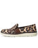 Ariat Women's Ryder Slip-On Leopard Shoes - Round Toe, Brown, hi-res