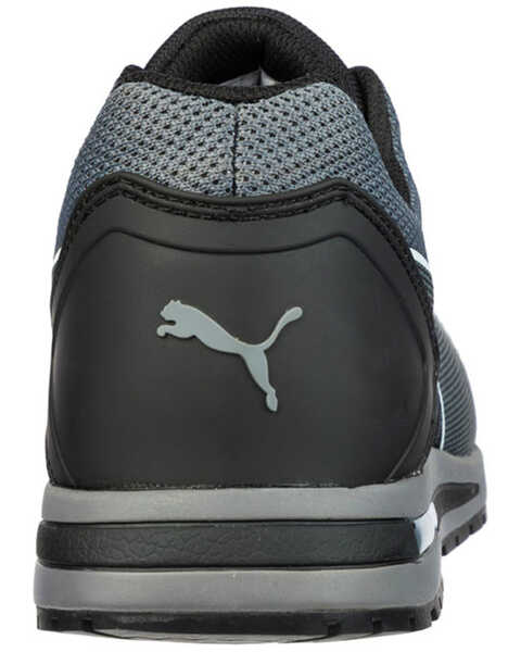 Puma Men's Gray Elevate Wedge Sole Work Shoes - Composite Toe, Black, hi-res