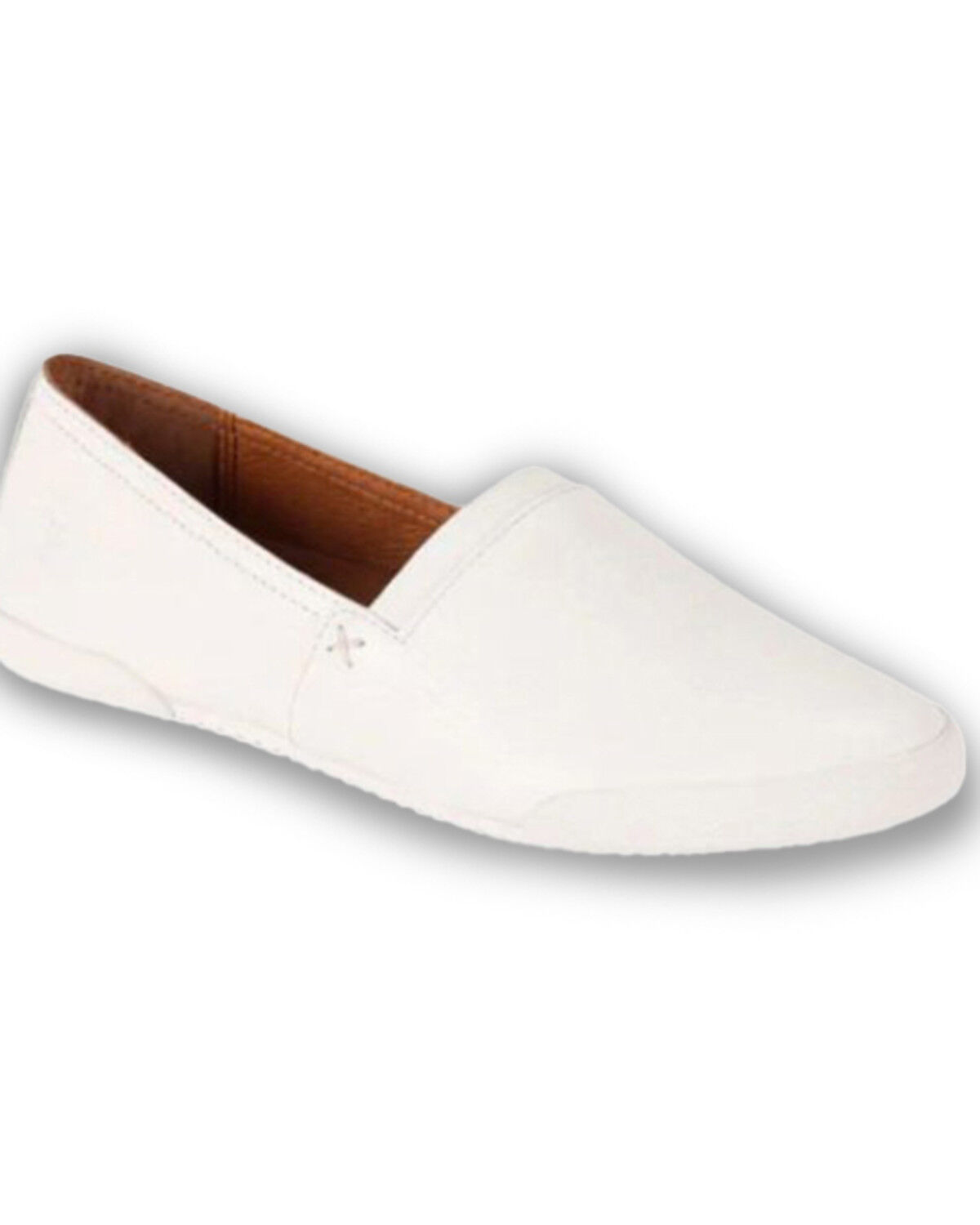 Image #1 - Frye Women's Melanie Slip-On Casual Shoes, White, hi-res