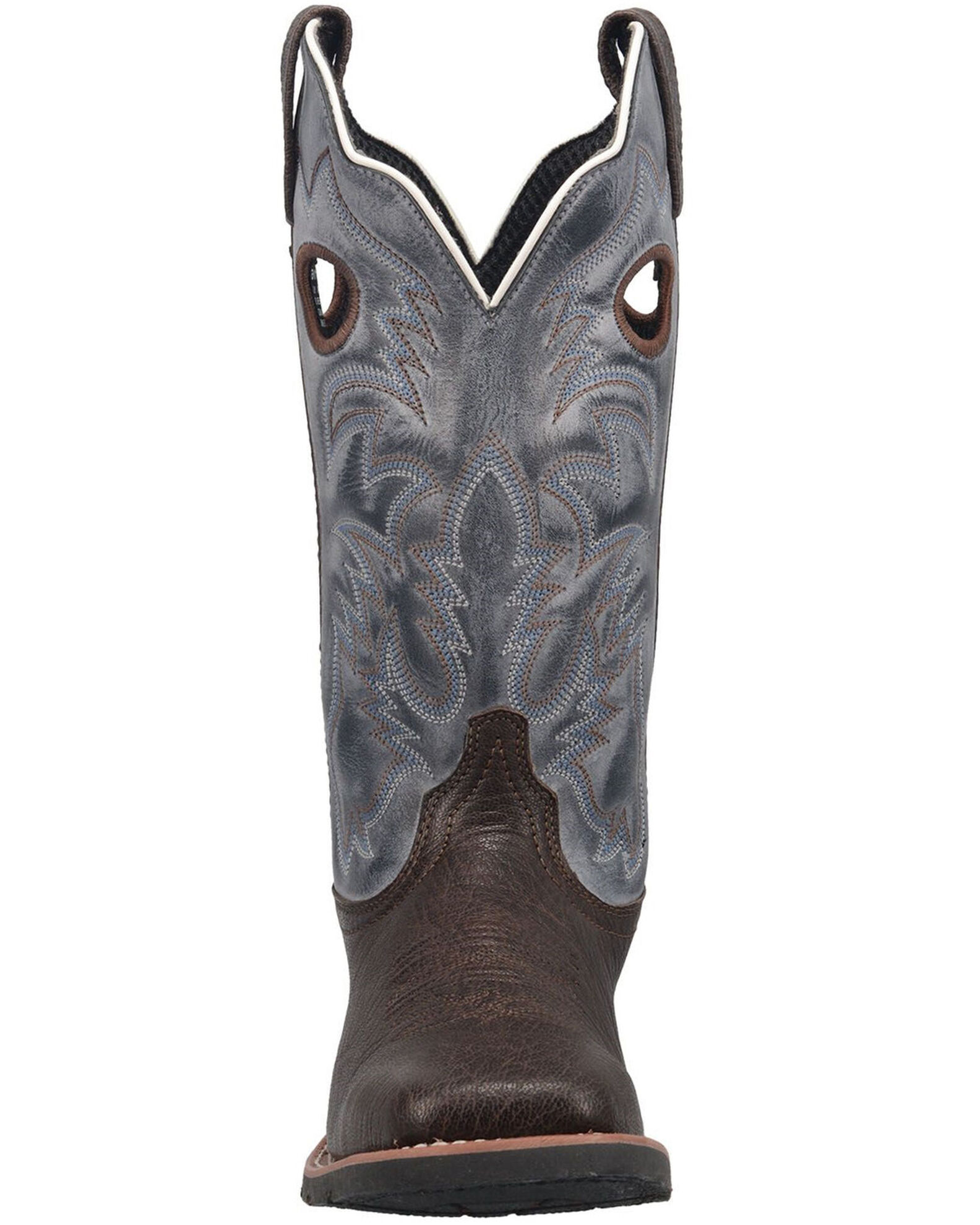Image #5 - Laredo Men's Taylor Western Boots - Broad Square Toe, Brown, hi-res