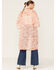 Image #4 - Wild Moss Women's Floral Print Sheer Kimono, Ivory, hi-res