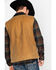 Outback Trading Co Men's Sawbuck Flannel Lined Oilskin Zip-Front Vest, , hi-res