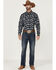 Image #2 - RANK 45 Men's Rodeo Large Paisley Print Long Sleeve Button-Down Western Shirt - Big & Tall, Multi, hi-res