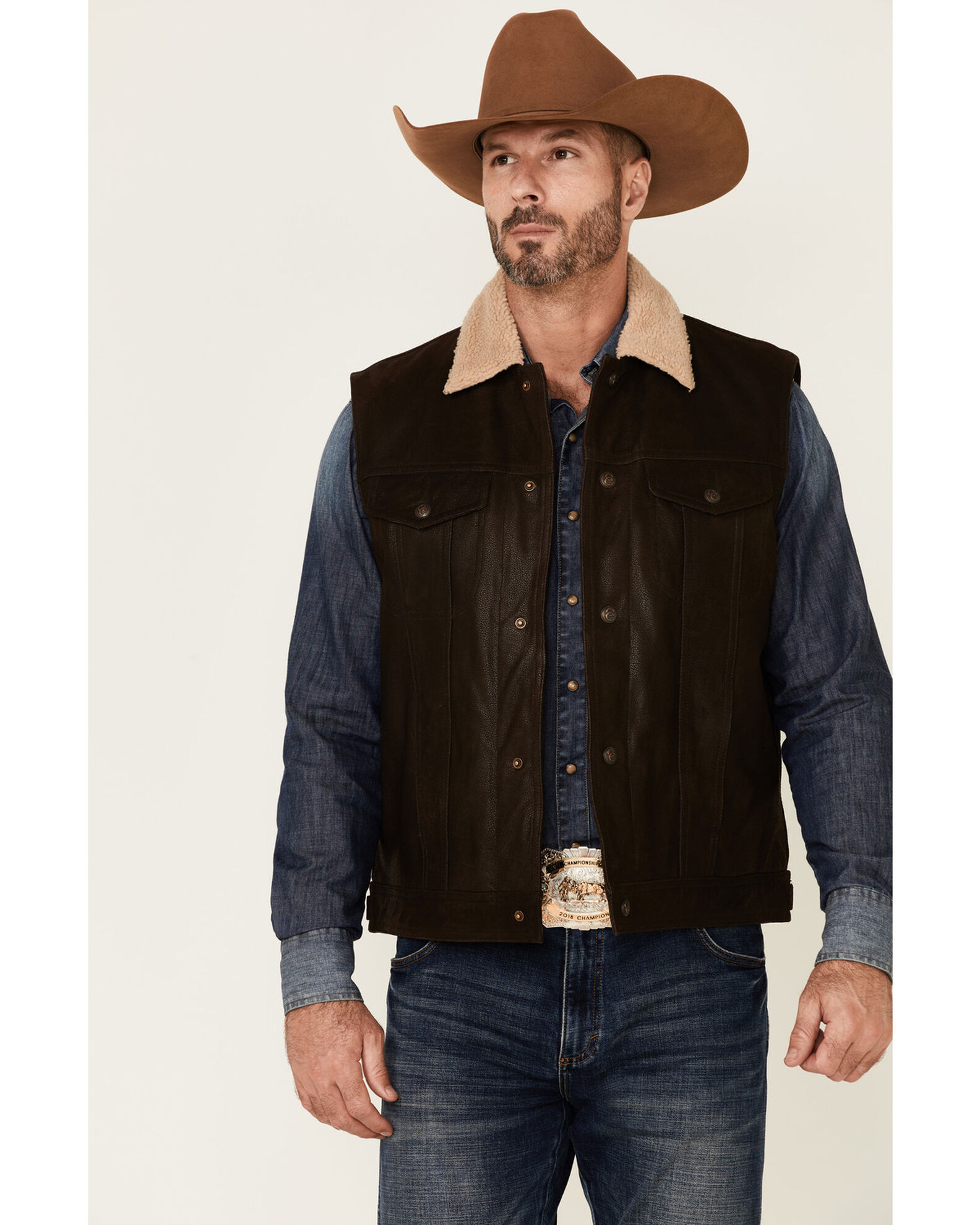 Mens lightweight outlet leather vest