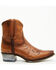 Image #2 - Sendra Women's Lizzie Western Booties - Snip Toe, Cognac, hi-res