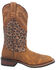 Image #2 - Laredo Women's Wild Arrow Western Performance Boots - Broad Square Toe, Honey, hi-res