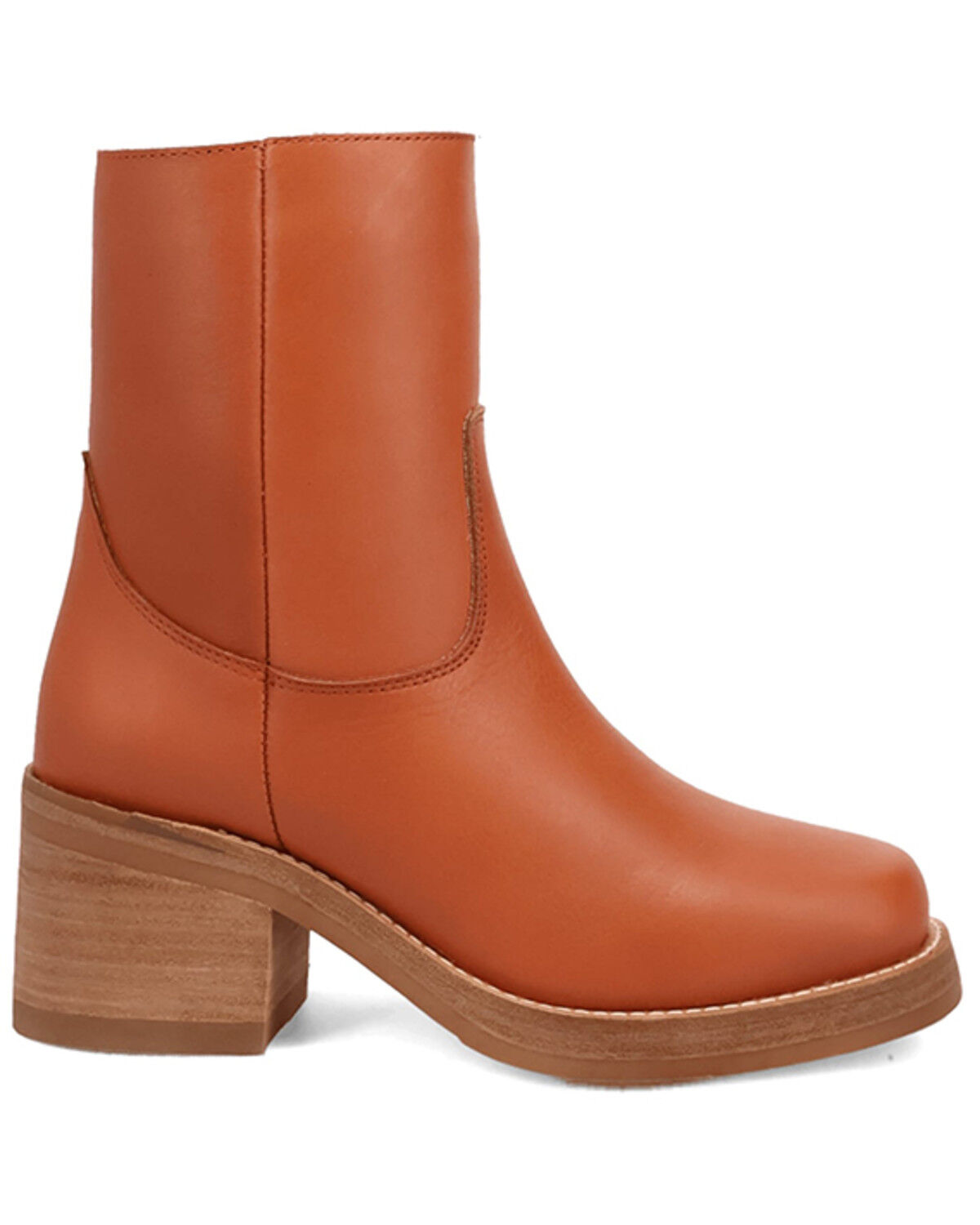 Image #2 - Dingo Women's Roxy Fashion Booties - Round Toe, Brown, hi-res