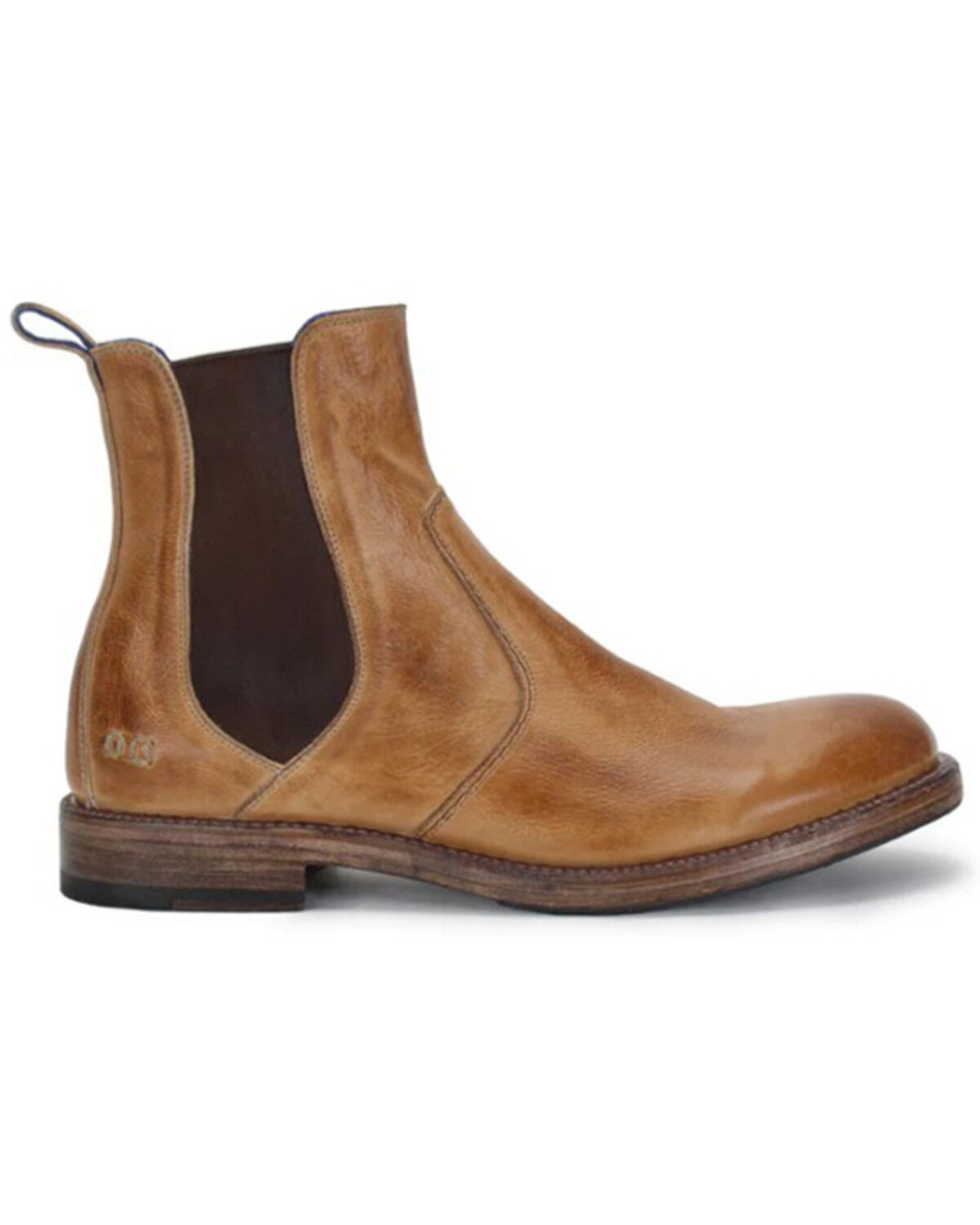 Image #2 - Bed Stu Men's Nando Chelsea Boots - Round Toe, Tan, hi-res