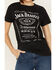 Image #3 - Jack Daniels Women's Logo Label Short Sleeve Graphic Tee, , hi-res