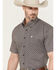 Image #2 - Cinch Men's Geo Print Short Sleeve Button-Down Stretch Western Shirt, Grey, hi-res