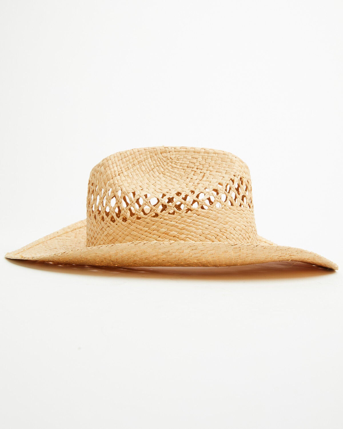 Image #3 - Shyanne Women's Charm Chain Straw Cowboy Hat, Natural, hi-res
