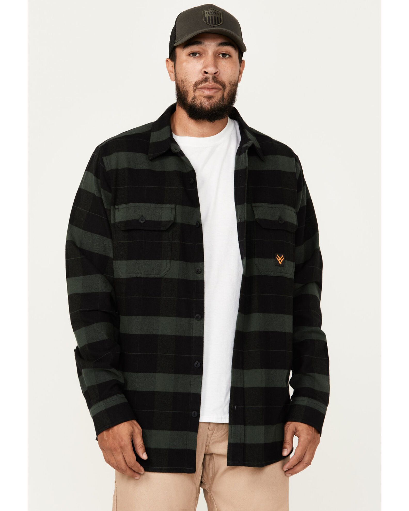 Product Name: Hawx Men's Flannel Button-Down Work Shirt