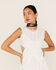 Image #3 - Maia Bergman Women's Kali Butterfly Lace Midi Dress, White, hi-res