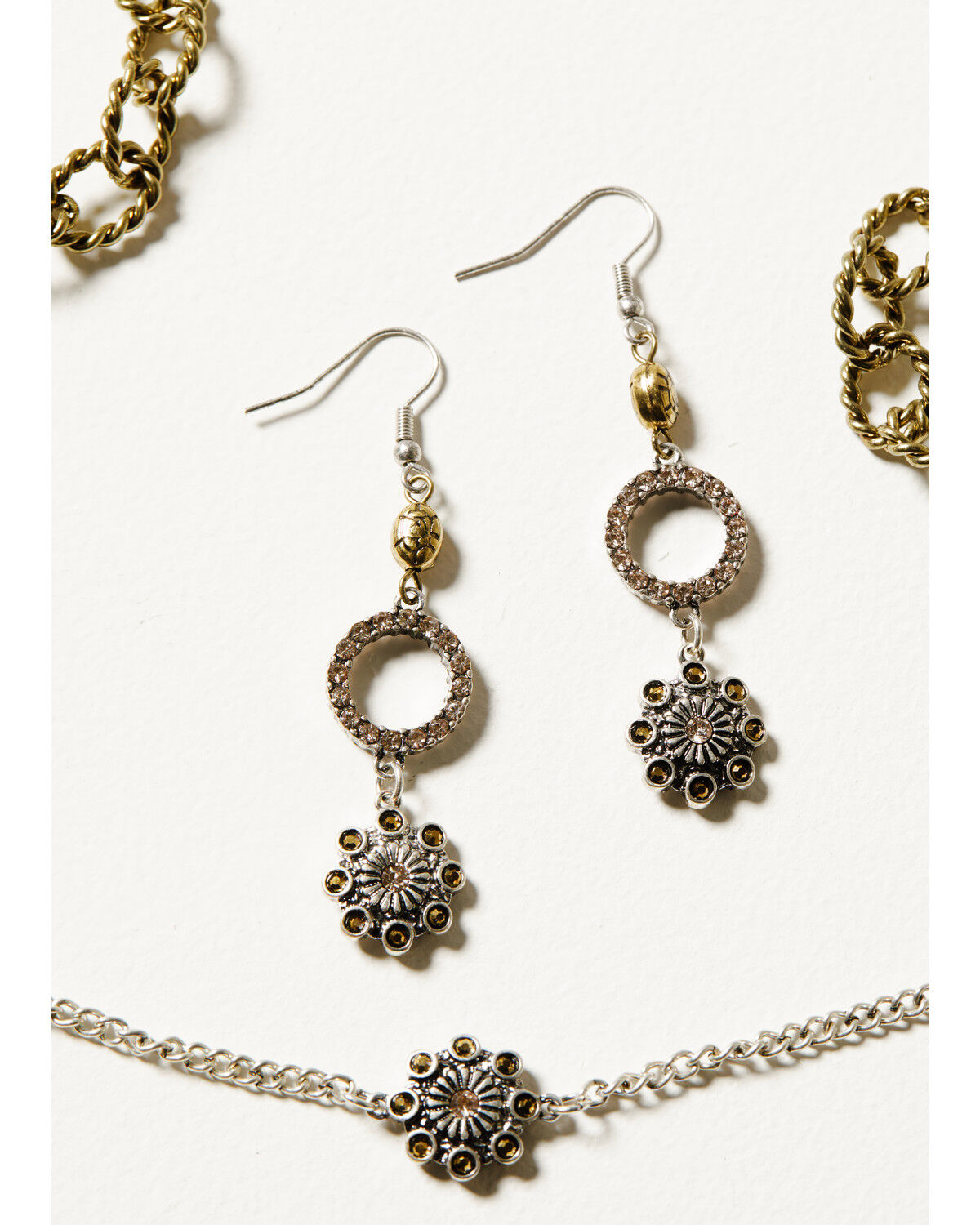 Image #3 - Shyanne Women's Champagne Chateau Jasper Multilayered Jewelry Set - 2 Piece, Multi, hi-res