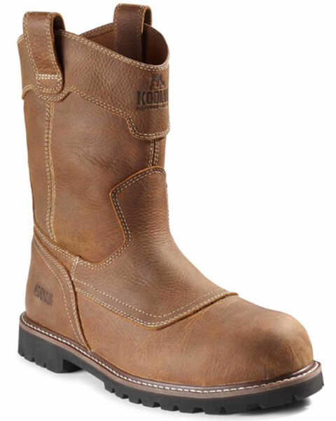 Kodiak Men's McKinney Wellington Work Boots - Composite Toe, Wheat, hi-res