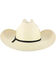 Cody James Boys' Elastic Fit Straw Cowboy Hat, Natural, hi-res